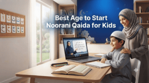 Best age to start Noorani Qaida for kids in an online Quran class